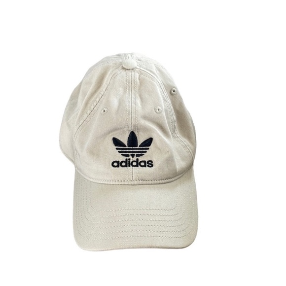 Adidas Off-White Adjustable Baseball Style Hat. - Picture 1 of 5